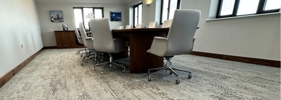 Board Room in Interface Human Nature Carpet Tiles - Surefit Carpets