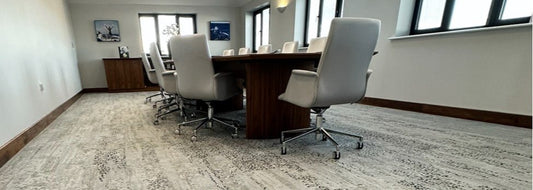 Board Room in Interface Human Nature Carpet Tiles - Surefit Carpets