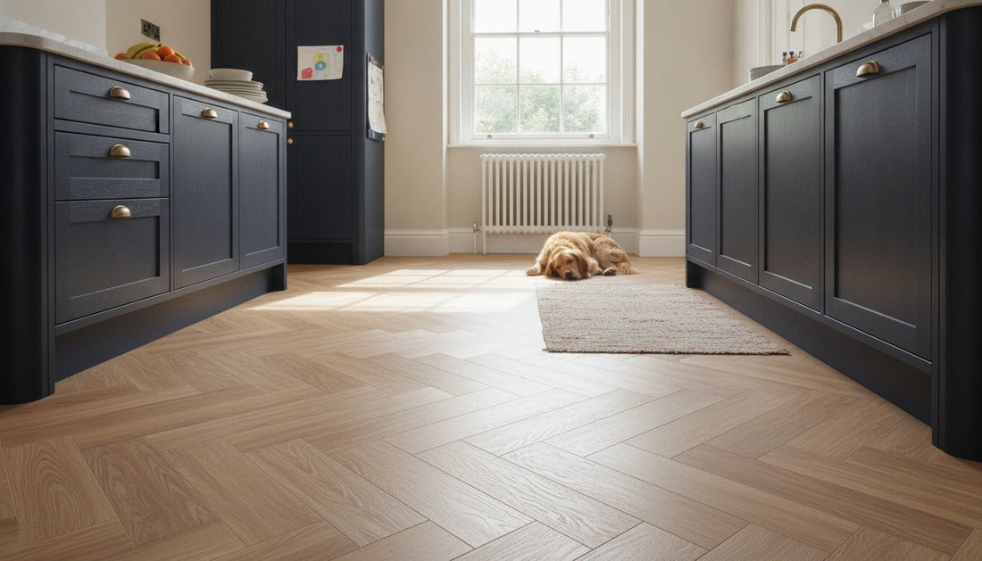 Herringbone LVT Flooring for Kitchens in Doncaster: Style Meets Durability