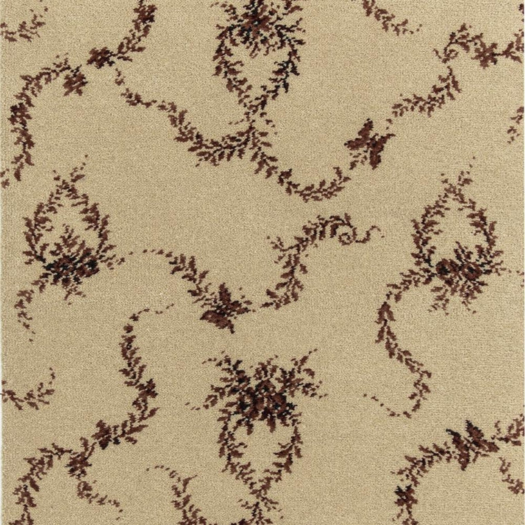Brintons Classic Florals Nouveau Toile Papillon Red 1/50364