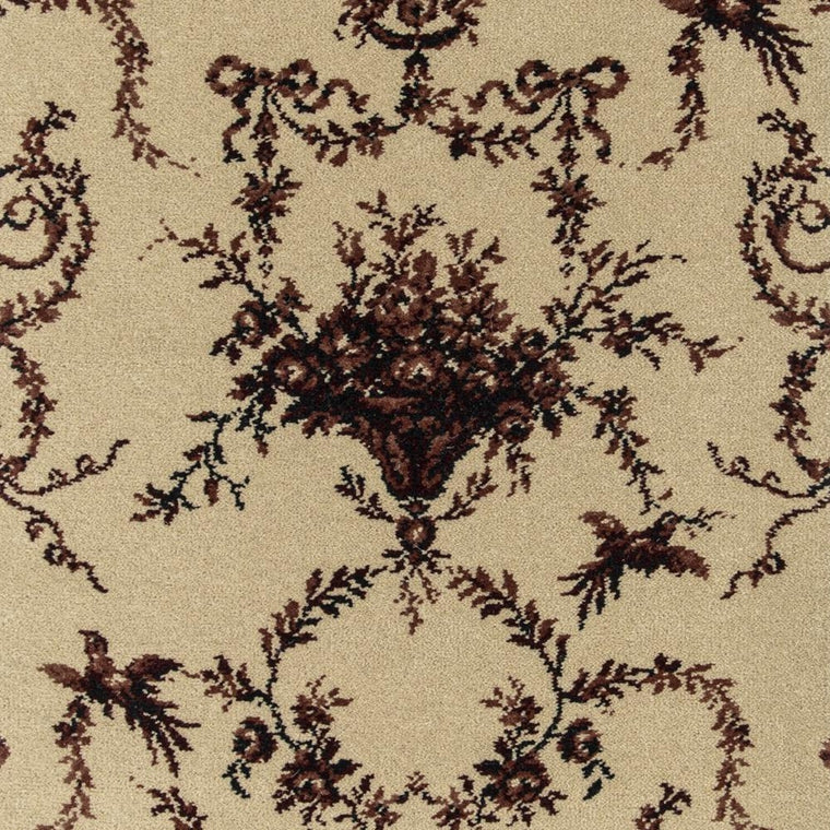 Brintons Classic Florals Nouveau Toile Empire Red 1/50365