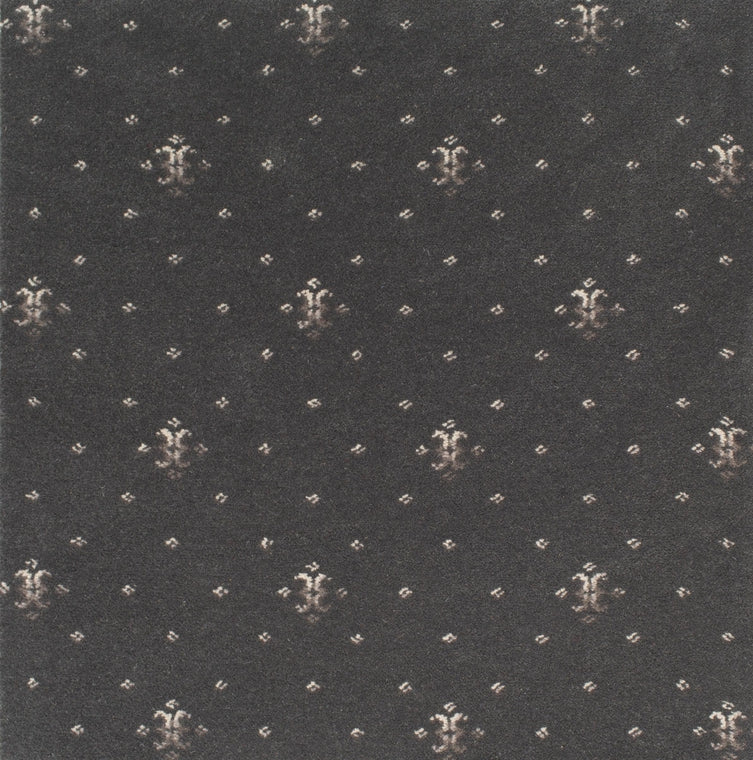 Brintons Royal Marquis Collection Royal Coronet Slate Grey 10/50347