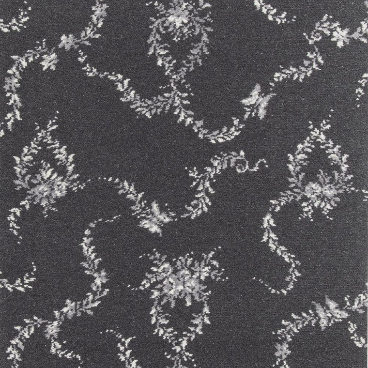 Brintons Classic Florals Nouveau Toile Papillon Grey 10/50363