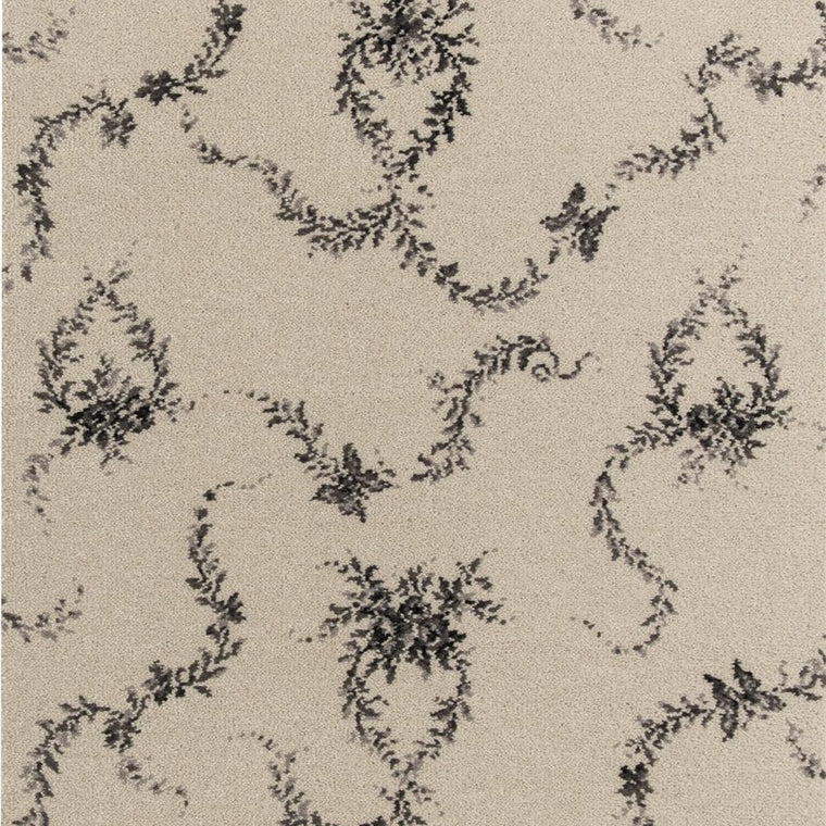 Brintons Classic Florals Nouveau Toile Papillon Silver 10/50364