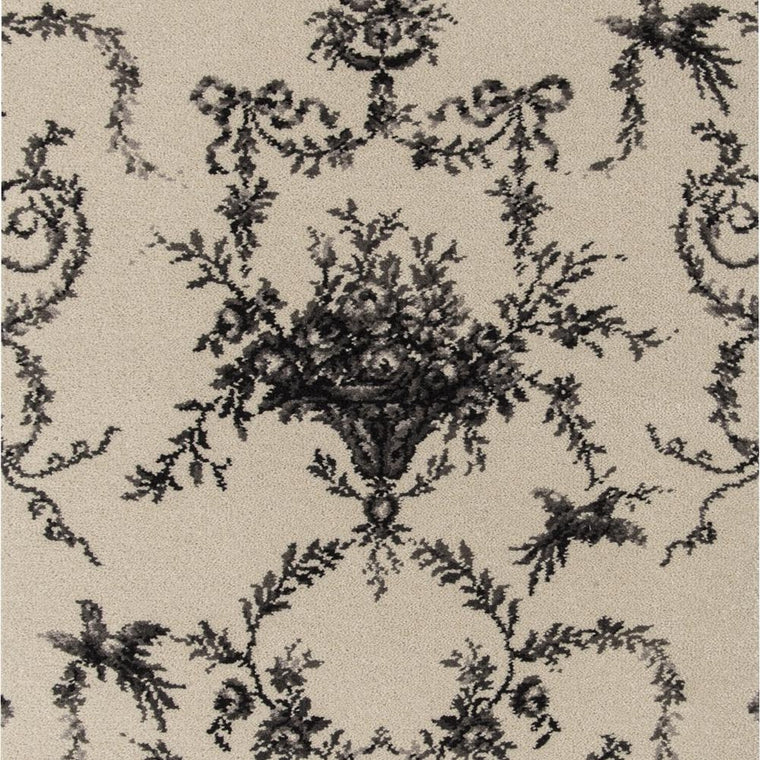 Brintons Classic Florals Nouveau Toile Empire Silver 10/50365