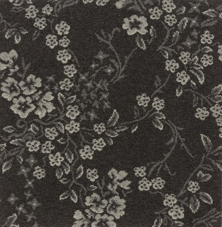 Brintons Purely Natural Flora and Fauna Flowering Vines Graphite 10/50383