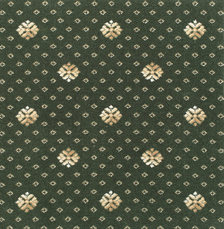 Brintons Royal Marquis Collection Royal Flake Hunter Green 14/50345