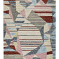 Surefit Carpets Contours Deco Rug featuring a modern geometric pattern in neutral tones.
