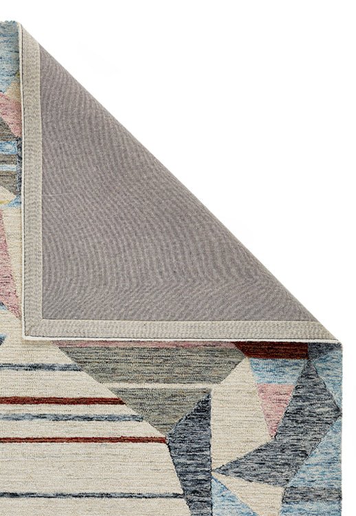 Colorful Contours Deco Rug by Surefit Carpets featuring a modern geometric pattern and soft textured surface.