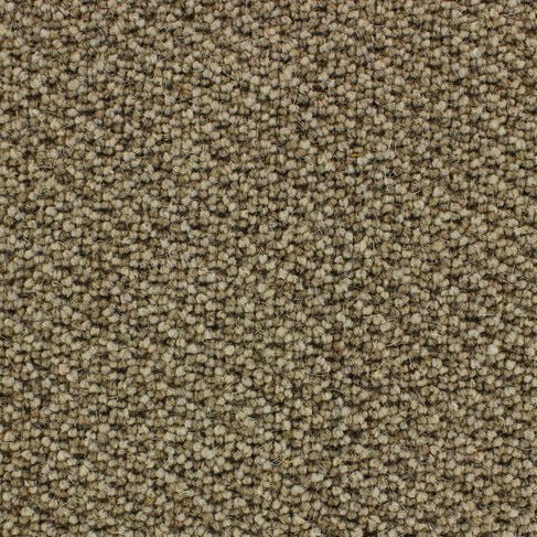 Telenzo Barbican carpet with intricate geometric pattern in neutral tones, showcasing soft texture and modern design.