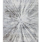Abstract Burst Grey Rug by Surefit Carpets featuring a modern grey rug with a vibrant, abstract pattern on a neutral background.