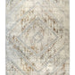 Abstract square ochre rug from Surefit Carpets featuring a modern geometric design in warm yellow and neutral tones.