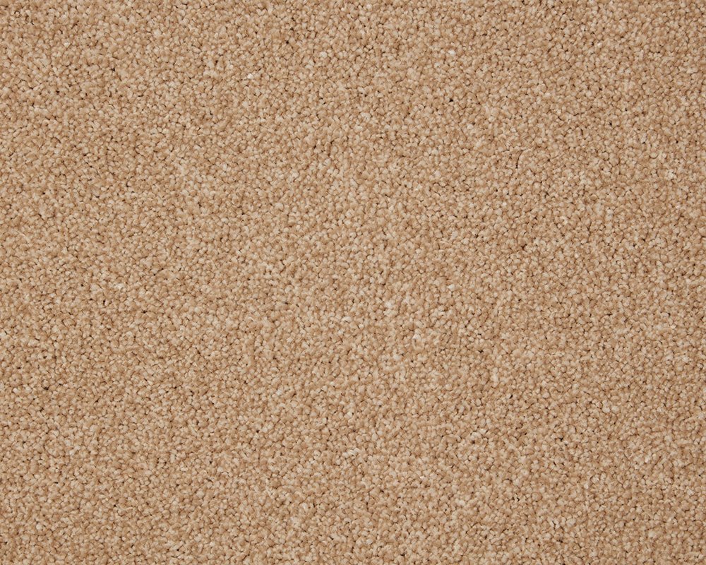 Close-up of Inglewood Saxony carpet by Cormar Carpet Co, showcasing soft, textured Saxony-style carpet fibers in a neutral tone.