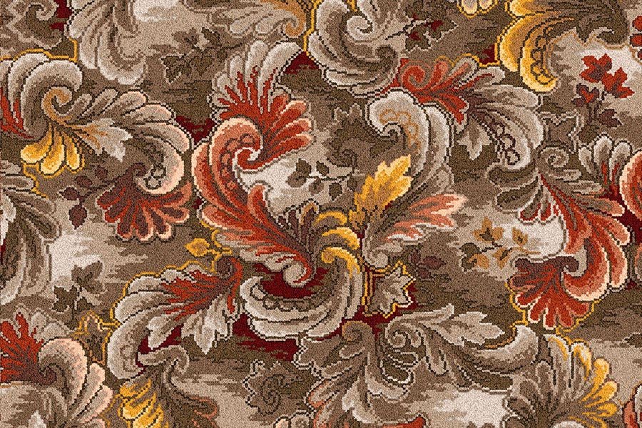 Ulster Glenavy Floral Axminster Carpet showcasing intricate floral patterns in vibrant colors for elegant home flooring.