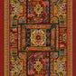 Ulster Glenavy Axminster Carpet Runner with intricate patterned design suitable for hallways and stairs.