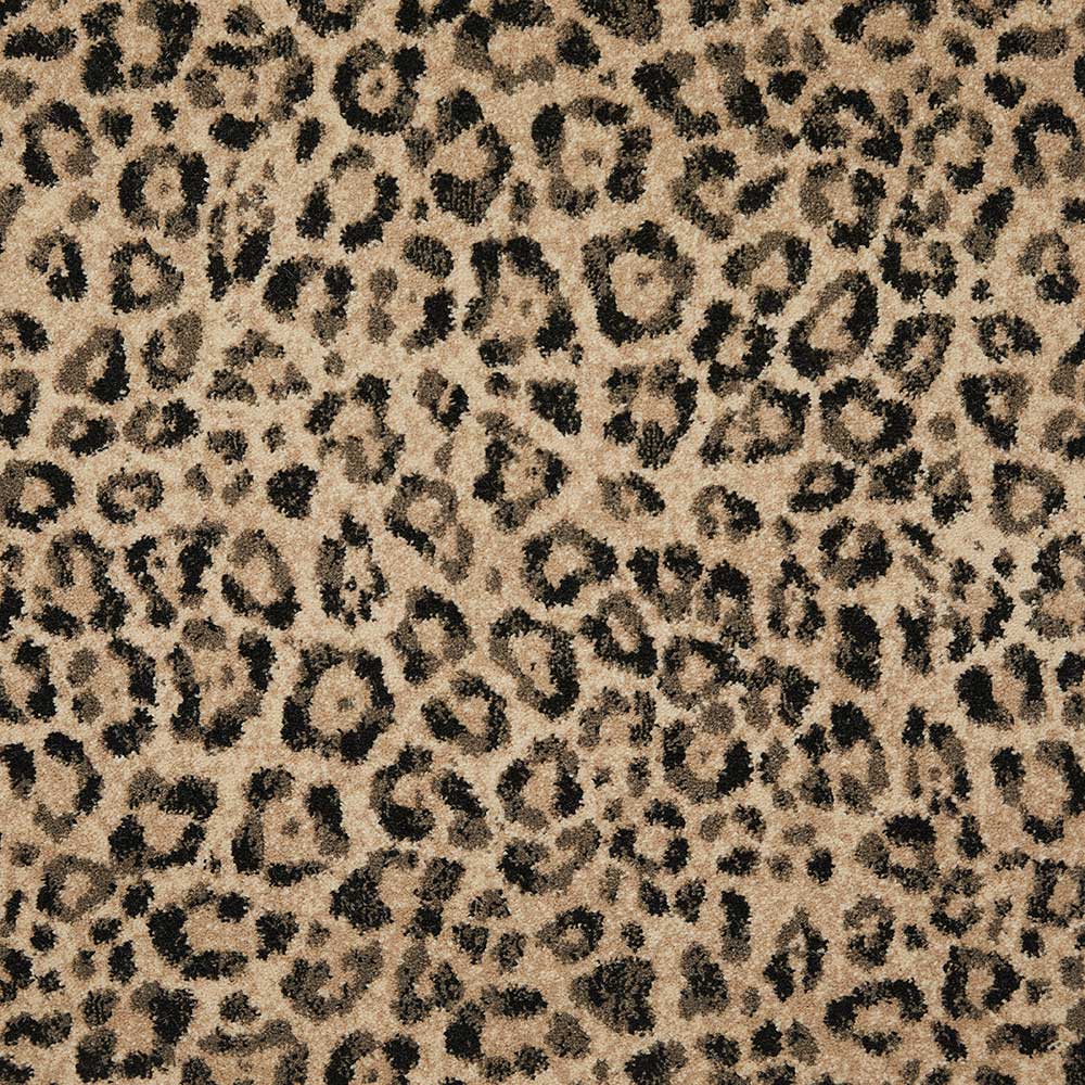 Wallace Wilton animal print carpet by Fells Carpets featuring a colorful, detailed animal design on plush carpet material.
