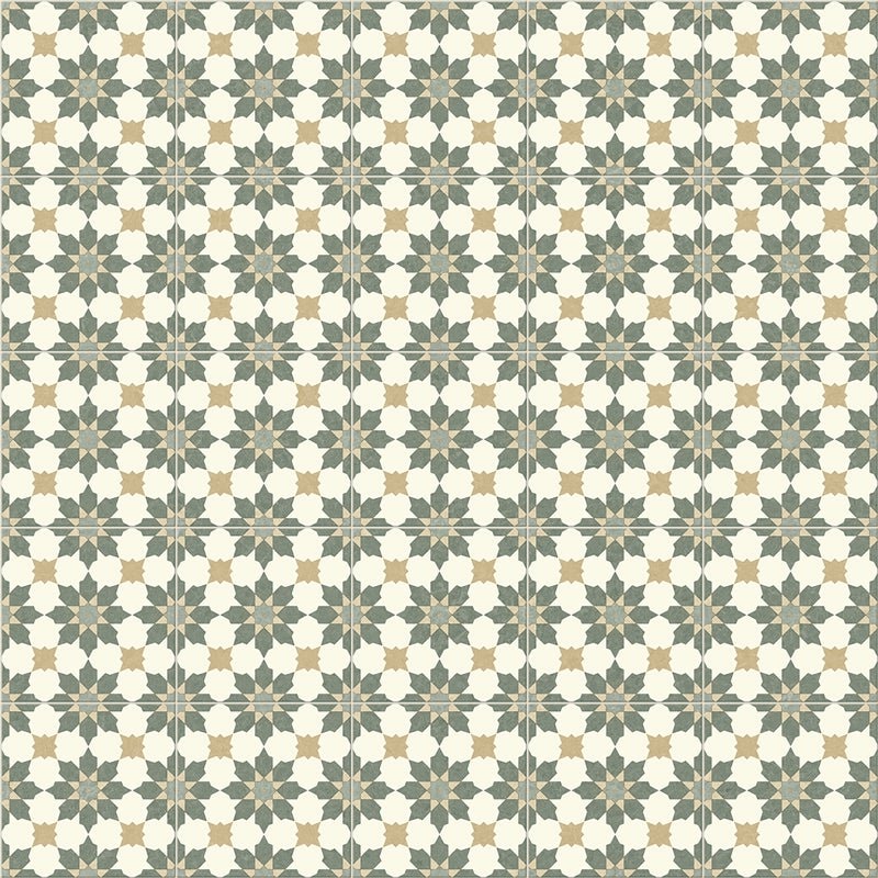 Lifestyle Floors Rubens Baroque Design vinyl flooring with ornate baroque pattern and rich wood tones.