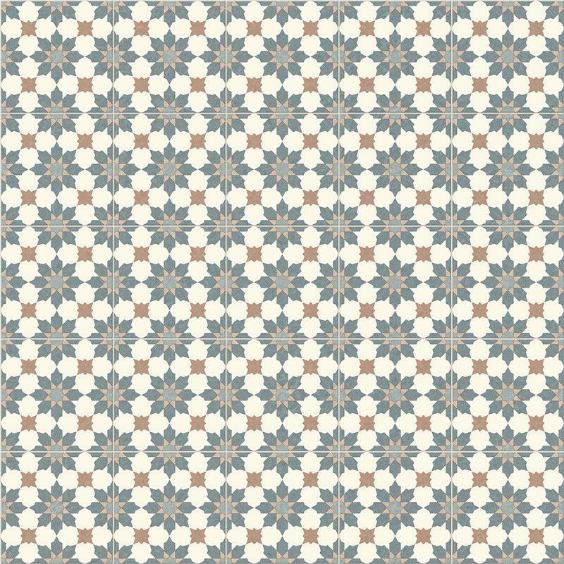 Rubens Baroque Design vinyl flooring by Lifestyle Floors featuring intricate Baroque pattern in a rich, elegant color scheme.