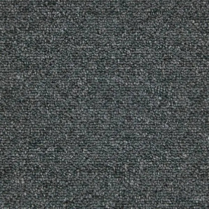 JHS Carpets Rimini Loop Pile Carpet Tiles in neutral tones, showing close-up of textured loop pile surface.