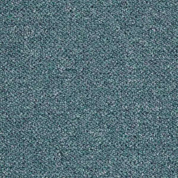 JHS Carpets Rimini Tile Loop Pile Carpet Tiles in neutral tones, showing close-up of textured loop pile surface on a tiled floor.