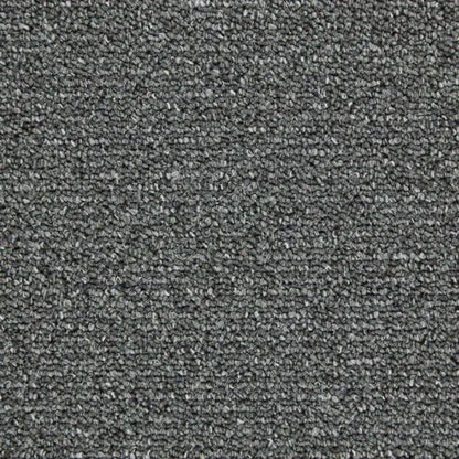 JHS Carpets Rimini Stripe Loop Pile Carpet Tiles in neutral tones, showing their textured, striped loop pile surface and modular design.