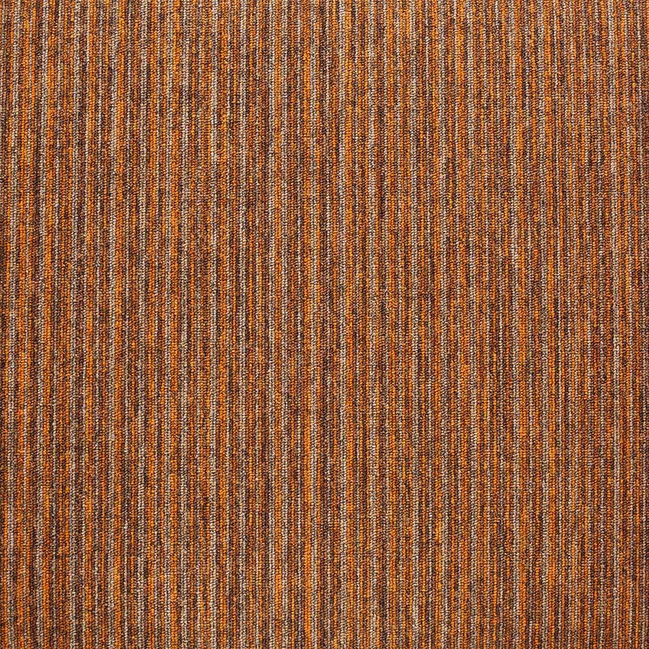Burmatex Tivoli Multiline Carpet Tiles with colorful, textured patterns for modern interior flooring, shown in a close-up view.