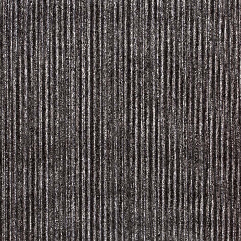 Burmatex Tivoli Multiline Carpet Tiles arranged in a pattern, showcasing durable, stylish flooring solution for commercial spaces.