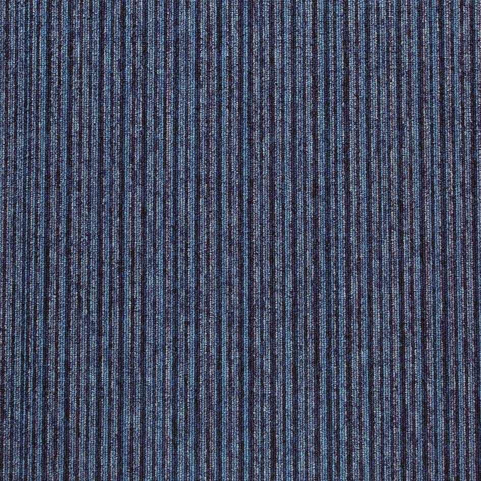 Burmatex Tivoli Multiline Carpet Tiles in various shades, showcasing their textured, modular design for commercial flooring.