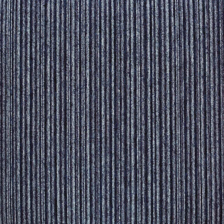 Burmatex Tivoli Multiline Carpet Tiles in neutral tones, showcasing textured, modular flooring for commercial or office spaces.