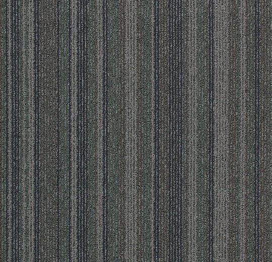 Forbo Tessera Barcode carpet tiles with a modern pattern, showcasing their durable, textured surface in a close-up view.