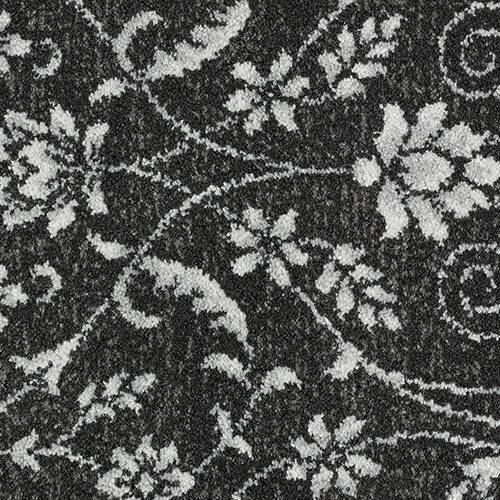 Abingdon Flooring Highgrove Stainfree Wilton carpet with intricate floral pattern and plush texture, shown in a well-lit room setting.