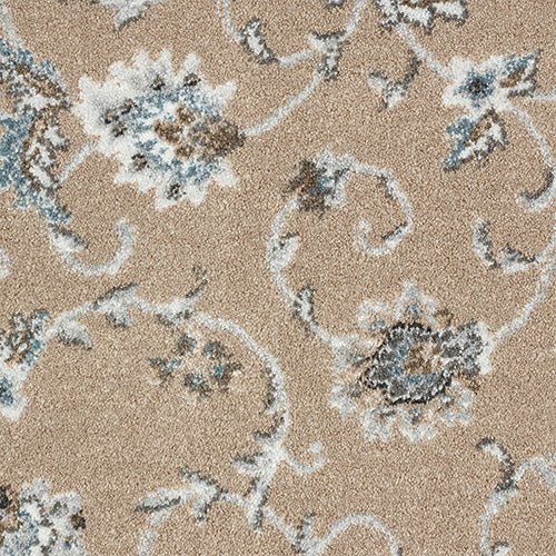 Abingdon Flooring Chartwell Stainfree Wilton Carpet showcasing a plush, patterned carpet in neutral tones.