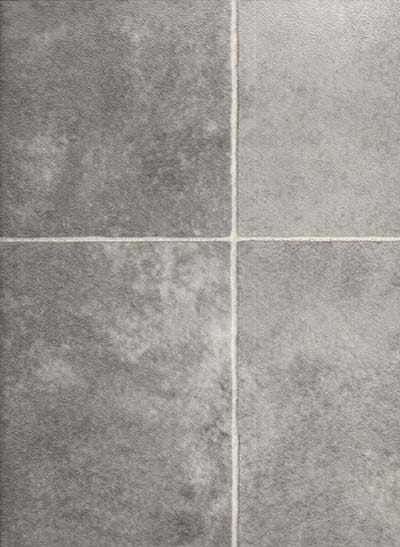 Surefit Carpets Athens Stone Tile vinyl flooring showing realistic stone tile pattern and textured surface.