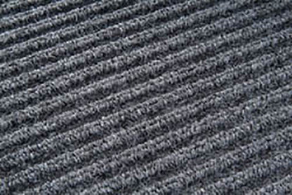 Ribbed Surefit Carpets entrance matting with textured ribbed design for durable, slip-resistant outdoor or indoor use.