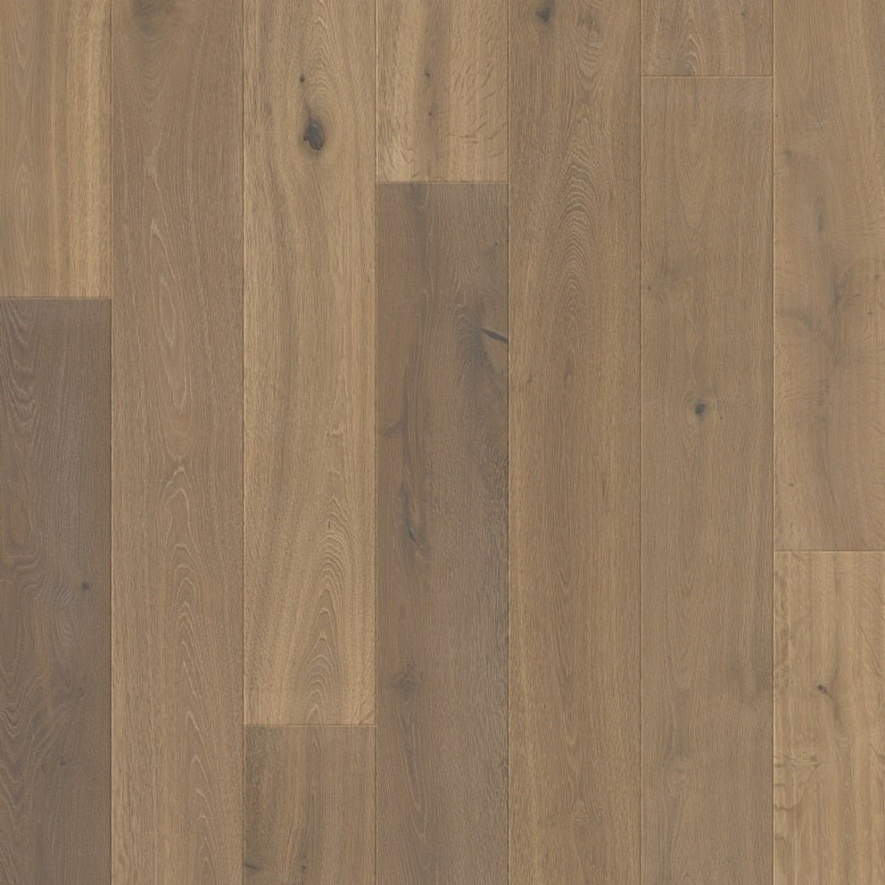 Quick-Step Palazzo hard wood flooring planks showing rich oak finish and textured surface for a stylish interior upgrade.