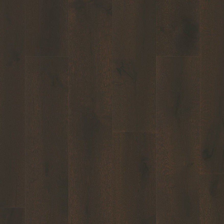 Quick-Step Cascada hardwood flooring planks showcasing natural wood grain and rich color in a close-up view.