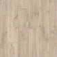 Quick-Step Classic Laminate Flooring planks showcasing wood grain texture and light brown color for durable home flooring.