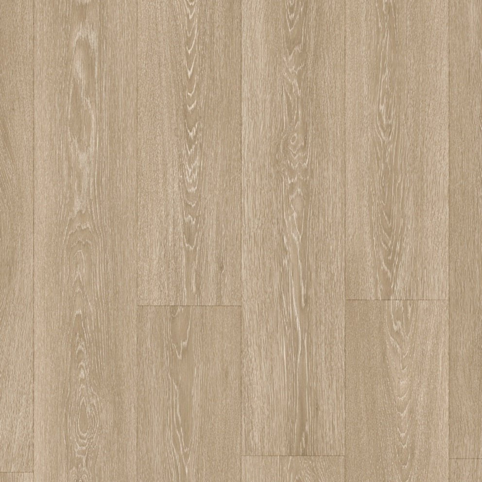 Quick-Step Majestic laminate flooring planks with a wood grain finish, showcasing a durable and stylish surface.