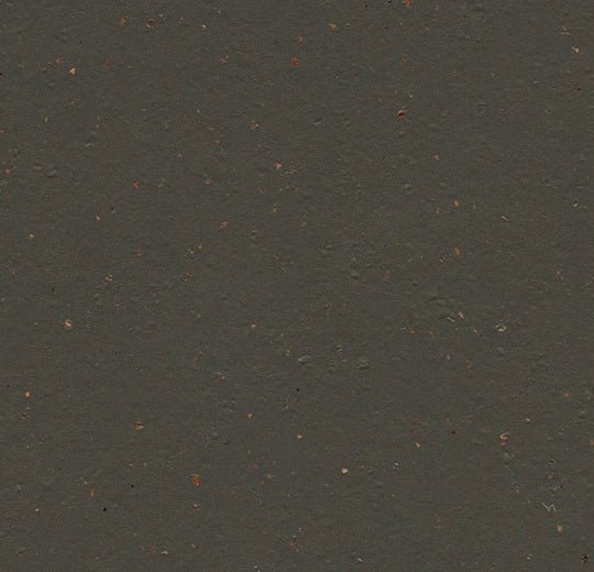 Forbo Marmoleum Solid Cocoa linoleum flooring with a warm, natural brown color and smooth surface texture.