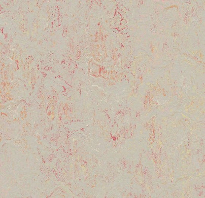 Marmoleum Splash linoleum flooring by Forbo with vibrant, colorful pattern suitable for modern interior design.