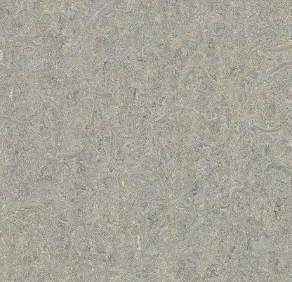 Marmoleum Terra linoleum flooring by Forbo showing a close-up of textured, earth-toned surface with natural pattern details.