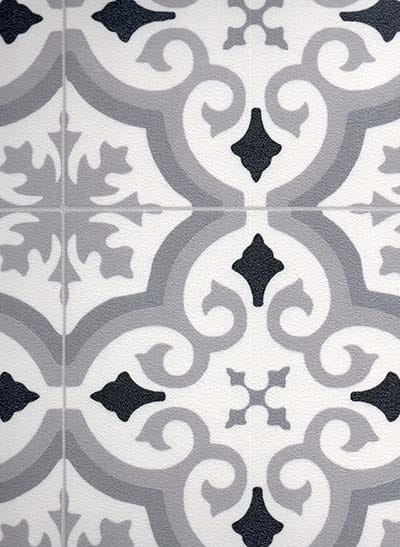 Fabtex Abstract Tile Vinyl Flooring - Surefit CarpetsDoncaster