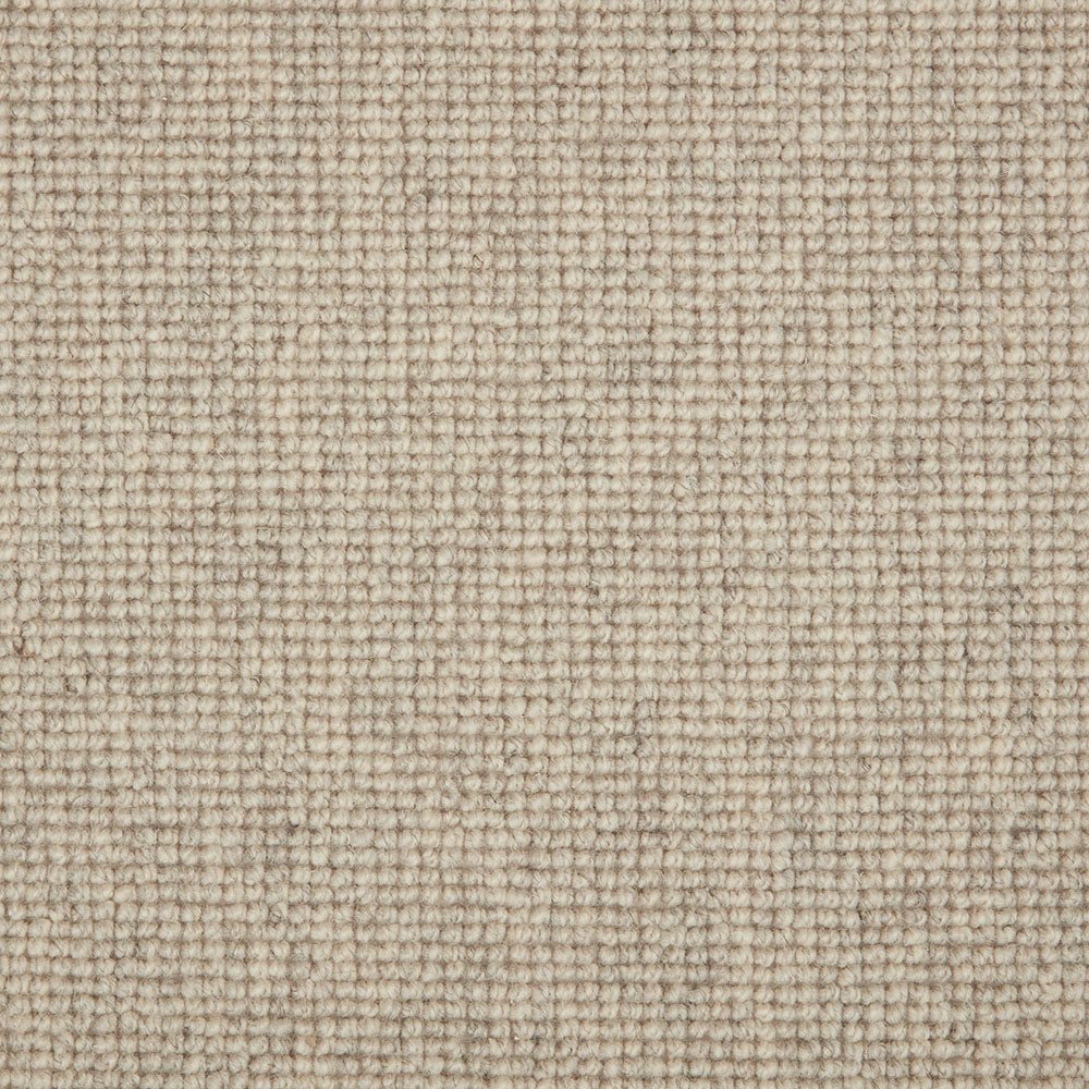 Shetland Wool Loop Carpet by Cormar Carpet Co showcasing textured wool loops in natural tones.