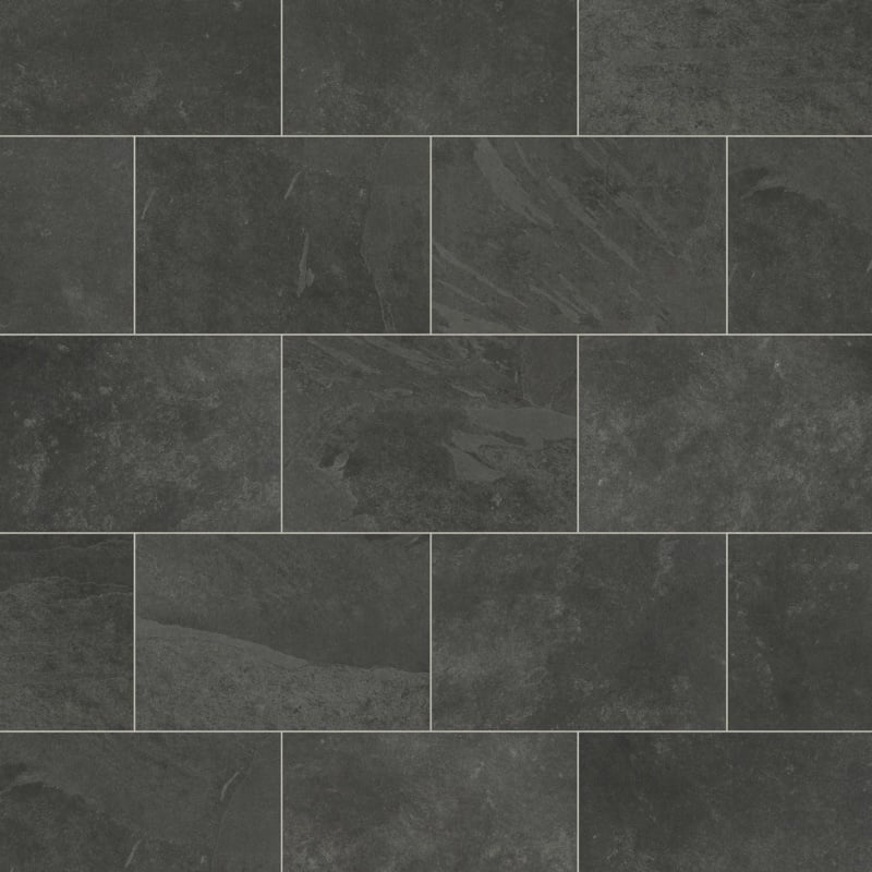 Karndean Knight Tile stone effect luxury vinyl tile flooring showing beige and gray stone pattern in high-resolution image