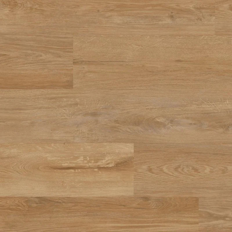 Karndean Van Gogh 56-inch plank LVT flooring with wood grain texture, showcasing natural brown and beige tones in a close-up view.