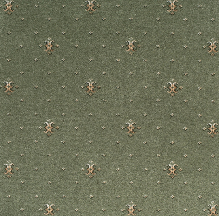 Brintons Royal Marquis Collection Royal Coronet Willow Green 4/50347