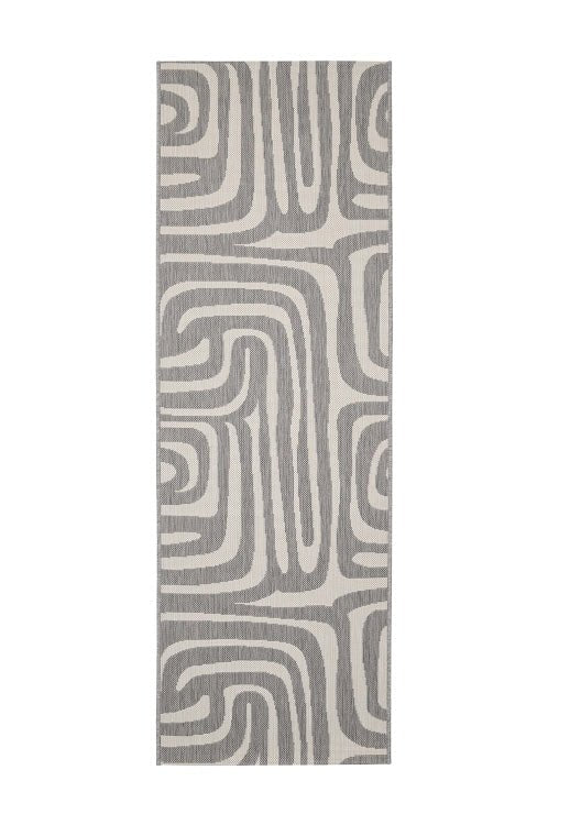 County Zebra Rug by Surefit Carpets featuring black and white zebra stripe pattern on soft rug surface.