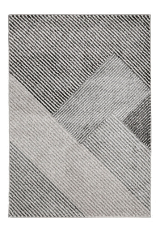 Horizon Diamonds rug by Surefit Carpets featuring a geometric diamond pattern in neutral tones, plush texture, and decorative appeal.