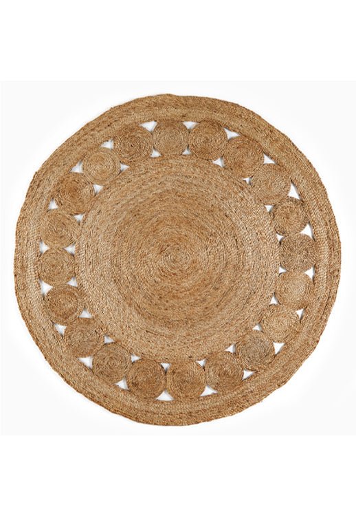 Surefit Carpets Nova Rug with intricate geometric pattern in neutral tones, ideal for living room or bedroom decor.