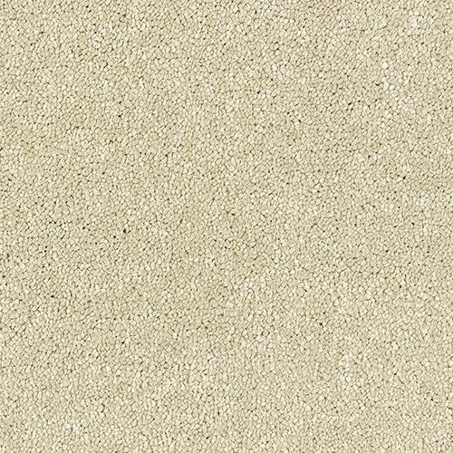 Soft beige Satin Touch carpet by Abingdon Flooring with plush, smooth texture on a neutral-colored floor.